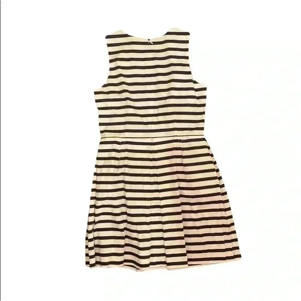 GAP Sateen Fit and Flare size 8 Black and white striped dress New With Tags - Picture 7 of 7